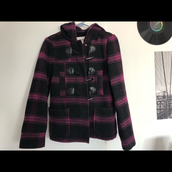 Aeropostale Black and Purple Winter Coat - Picture 1 of 4
